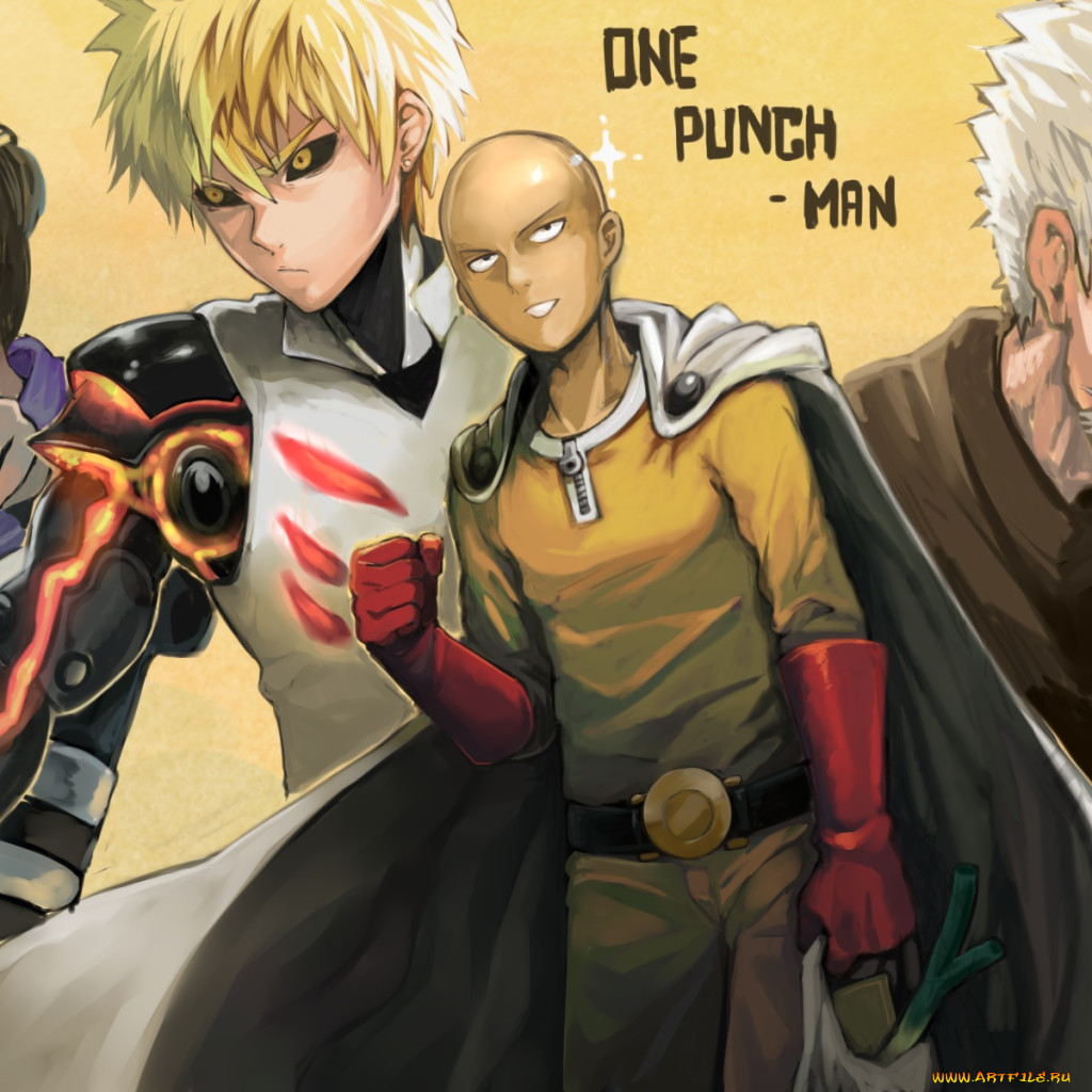 Обои Аниме One Punch Man, обои для рабочего стола, фотографии аниме, one  punch man, арт, парень, супер-герои, ???????, ?????, ???? Обои для рабочего  стола, скачать обои картинки заставки на рабочий стол.